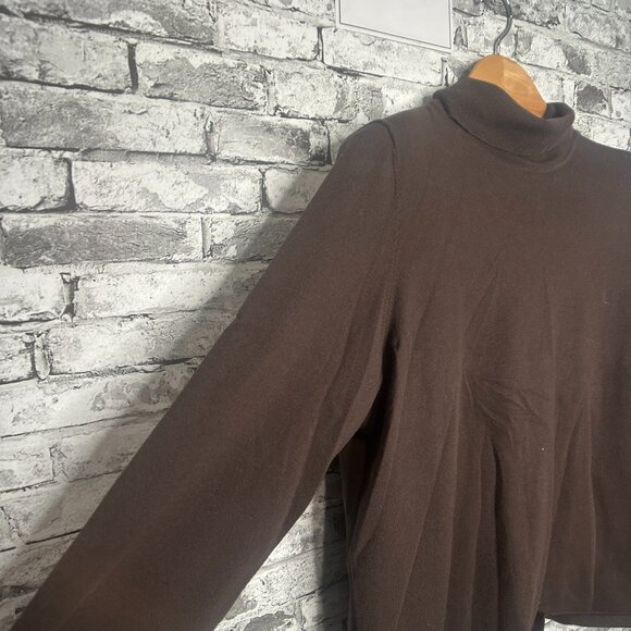 EUC Jones New York Sport Brown Turtle Neck Size XXL - Picture 3 of 10